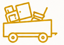 Junk removal service icon