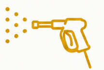 Power washing service icon